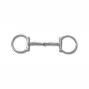 Myler Western Dee Ring Single Joint Snaffle Bit