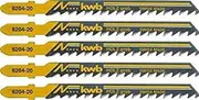 kwb Jigsaw Blades for Wood Made of Flexible HCS Steel with Single Cam Shaft (T-Shank), Puncture Tooth, Extra Thick Blade Thickness, Long-Lasting Sharpness, Black Painted, Coarse