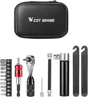 Bike Rep Kit Include Aluminum Alloy chet Wrench Screw Bits Tire Pry Bar Tire Pump for ycle Mai enance