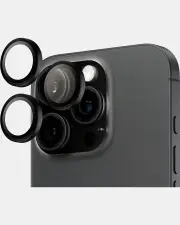 PanzerGlass Hoops Lens Protector for iPhone 16 Pro/ProMax - Black