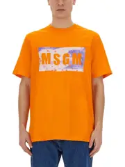 [MSGM] MSGM-T-Shirt With Logo-Uomo M