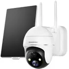 ZUMIMALL Solar Security Cameras Wireless Outdoor, 360° View Outdoor Camera Wi...