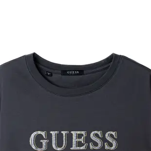 【GUESS】童趣玩心塗鴉風短T-灰