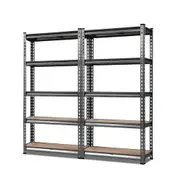 Giantz 1.5M Warehouse Shelving Garage Storage Shelves Racking Steel Charcoal