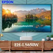 EPSON EH-LS650W 4K Ultra-short Projector 3LCD Laser 3.600 Lu HDR10 YamahaSpeaker