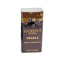 在飛比找蝦皮購物優惠-GODIVA 頂級珍珠鐵盒-原味黑巧克力