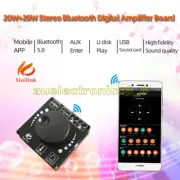 12V 24V 20WX2 Stereo Bluetooth High Power Digital Amplifier Board Module NEW