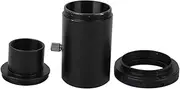 1.25in Extension Tube Set for Astronomical Telescope, Adapter for T2 AF Mount, Compatible with and AF Cameras, Manual Aperture and Focusing, Black Alloy Constru