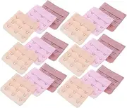 [LIFKOME] Comfortable Bra Extender Hooks 18pcs Stainless Steel Bra Back Extensions for Women