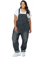 [Indigo Tonic] Odessa Denim Overalls in Black