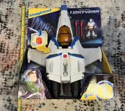 Buzz Lightyear Imaginext Spaceship Disney Pixar Lightyear-Lights/Sounds Appx 15”