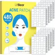 LitBear Pimple Patch Bulk, 480 Patches 3 Size Acne 480 Count (Pack of 1)
