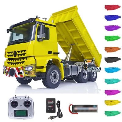 1/14 6X6 LESU RC Hydraulic Painted Dumper RTR Tipper Fusion PRO Brushless Motor