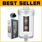 Carbon Shower Water Filter - 3.1'' x 6.7'', 99.5% Odor and Chlorine Elimination
