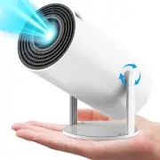 HY300 4K Mini Projector with wifi and bluetooth, Android Movie Portable Proje...