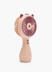 [Taking Shape] Taking Shape Usb Powered Spray Fan in Pink - Women's Accessories Pink