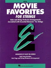 Essential Elements Movie Favorites for Strings: Cello (English) Paperback Book