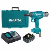 Makita DRV250RT - 18V Brushless 6.4mm Riveter Kit (1 x 5.0Ah)