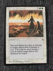Fire and Brimstone - The Dark - LP - MTG Magic The Gathering