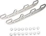 HONMEET Metal Roller Skating Blades Skating Shoe Blades Replacement Parts Lightweight Durable