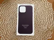 Apple Leather Case with MagSafe for iPhone 13 Pro Max - Dark Cherry
