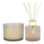 Scented Candle and Diffuser Set 38 Hour Burn 350g Green Pomelo & Passion Fruit