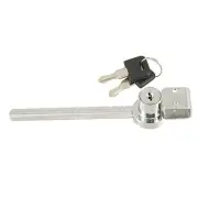 Glass Window Security Chrome Plated Sliding Saw Lock