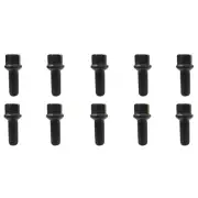 10 black Tracer Wheelbolt M14x1,5 40mm ball seat R13 for Audi Mercedes-Benz Seat