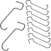 Generic 10pcs Fruit Tree Branch Remover Support Trellis Branch Benders Garden Clamp Branch Bending Tool Tomato Plant Clips Plant Holder Outdoor Pruner Plant Twine Silver Stainless Steel