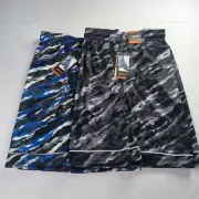 2 AND1 Offense Athletic Gym Shorts Men’s 3XL XXXL Blue Black Gray 8" Inseam