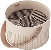 Makeup Brush Cleaner, Makeup Brush Cleaning Box, Washing and Drying Silicone Brush Cleaning Bowl, Multifunctional Makeup Brush Drying Rack and Storage for Cleaning Drying and Storage