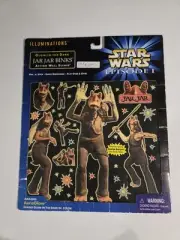 Star Wars Episode I Peel/Stick Wall Scene JarJar Binks Vintage