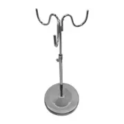 28" Adjustable 3-Hook Hand Bag Display Stand Fixture Retail Store Display-Chrome