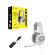 Corsair HS55 Surround Headset, White - AP