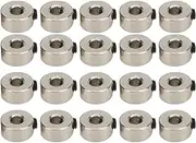 20Pcs RC Plane Wheel Collar Landing Gear Stopper Set 3.1mm Stainless Steel for Model Aircraft