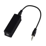 Mini Ground Loop Noise Isolator Noise Cancelling for Car Home Audio Speaker NEW