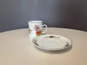 RARE 1983 American Greetings Strawberry Shortcake Fine Porcelain Teacup & Saucer
