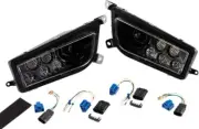 Moose Utility LED Headlights-Black for 2020 Polaris RZR XP 1000 Premium UTV