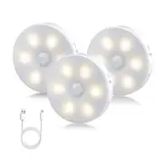 Motion Sensor Night Light Indoor, Rechargeable Small Led Closet Light,