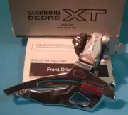 Shimano Deore XT M751 31.8MM MTB Front Derailleur-NEW/NOS-TP/BS-3x8/9-Spd-NIB++