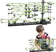 Marble Maze Game Building for Kids, Marble Maze Game Battery-Powered, Race Game Science Marble Roller Coaster Kit for Ages 14 and Up