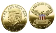 Donald Trump 2024 "TAKE AMERICA BACK" Coin - Gold..Golf Ball Marker