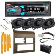 Dual AM/FM CD Receiver Beige Dash Kit & 4x6" Speakers for 1988-1994 GM C/K 1500