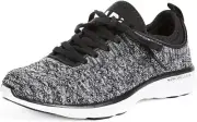 APL: Athletic Propulsion Labs Women's Techloom 8.5, Black/White/Melange