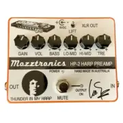 Mozztronics HP-2 Leo Sayer Signature Harmonica Preamp Pedal. Aussie made!