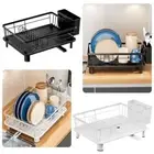 Large Kitchen Counter Rack With Automatic Drying Dish Rack Tableware Storage
