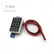 DC 3.3V - 30V Green LED Panel Meter Mini Lithium Battery Digital Voltmeter NEW