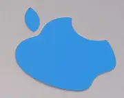 Sky Blue Color Changer Logo Overlay for the new Apple Retina 12" Macbook