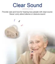 Portable mini Invisible Deafness hearing aids for the deaf Clear Sound Amplifier