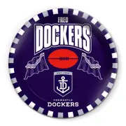 Fremantle Dockers AFL Melamine 20cm Round Snack Plate